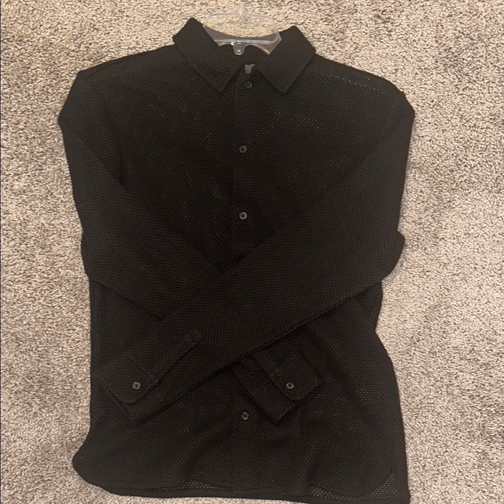 H&M Black Button Up